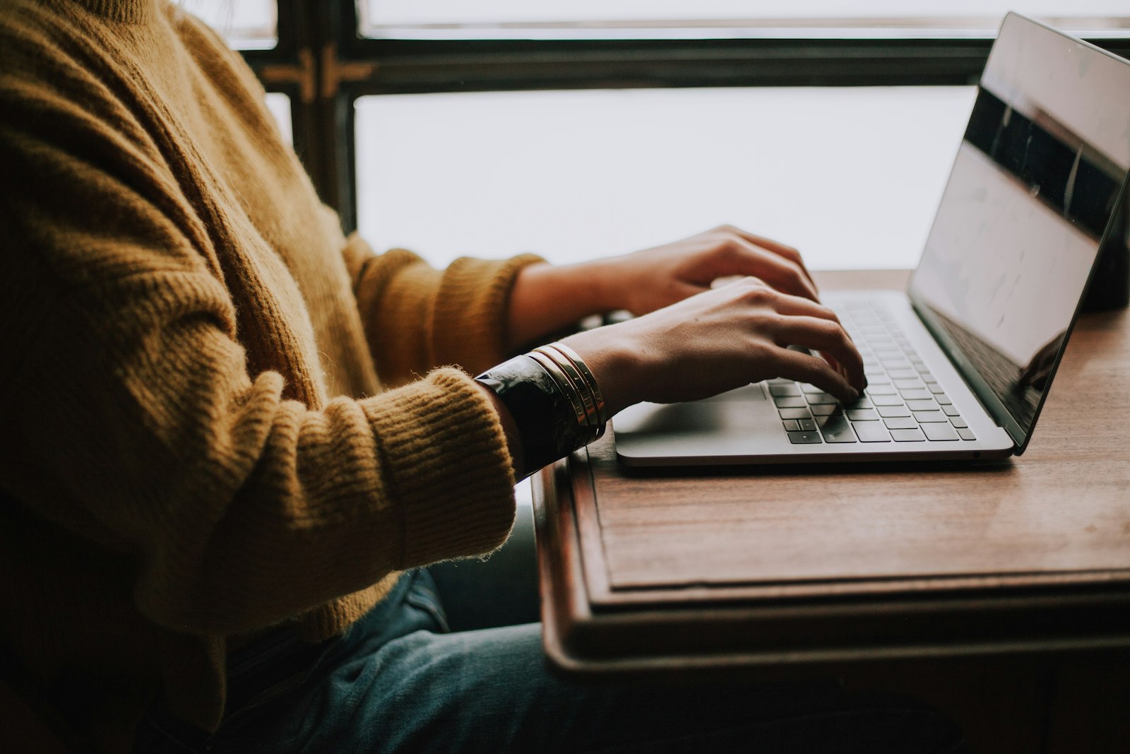 A laptop open on a desk, ready to revise